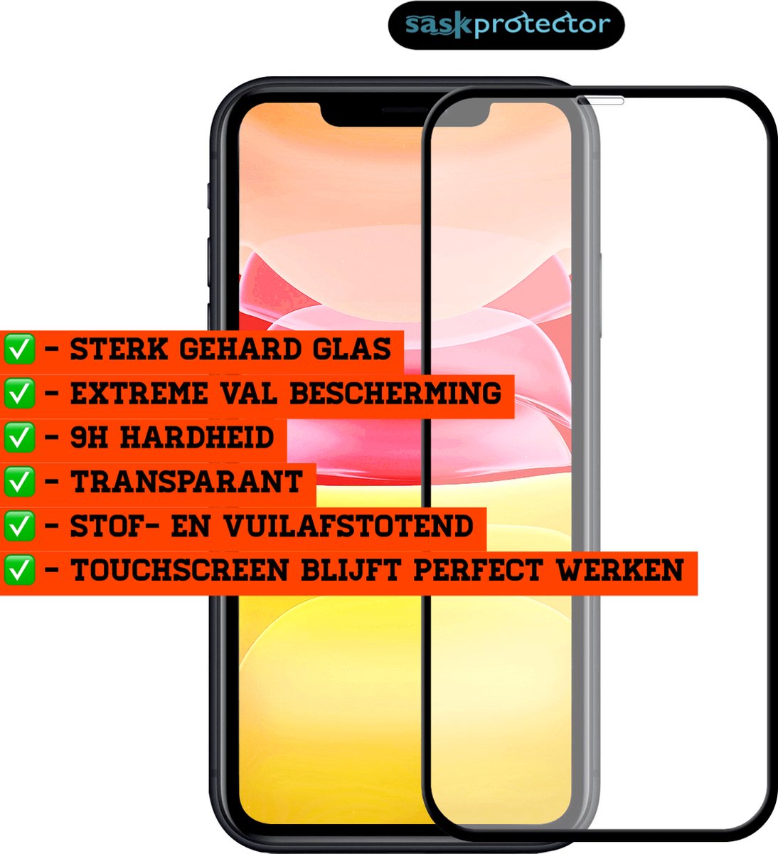 gehard glas iphone 11/xr